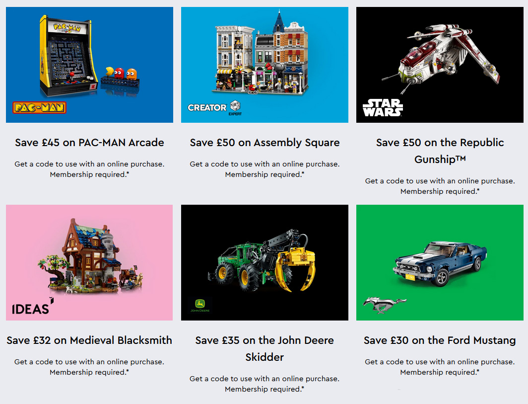 LEGO Insiders Weekend Deals, Discounts and GWPs iDisplayit